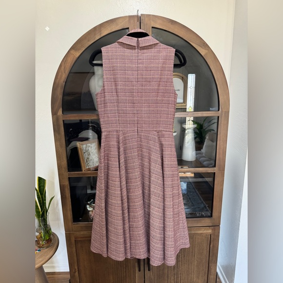 Gal Meets Glam Purple Plaid Midi Dress - Picture 3 of 6